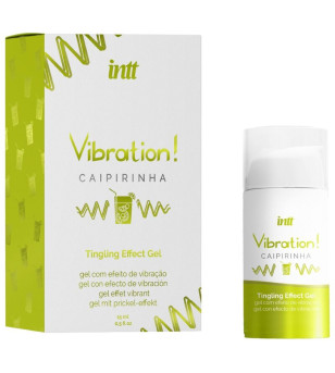 INTT - GEL VIBRATEUR LIQUIDE CAIPIRINHA PUISSANT STIMULANT INTIME 15 ML