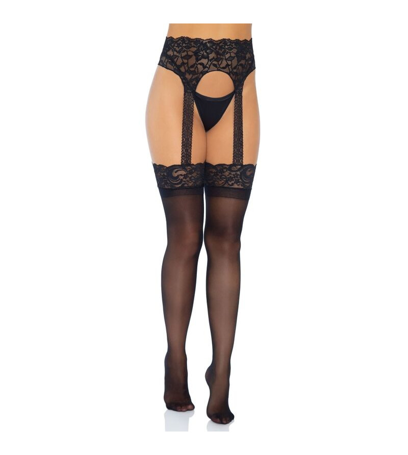 LEG AVENUE - BAS  JARRETELLES OPAQUE TAILLE UNIQUE