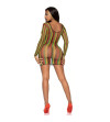 LEG AVENUE - RASTA MINI ROBE TAILLE UNIQUE
