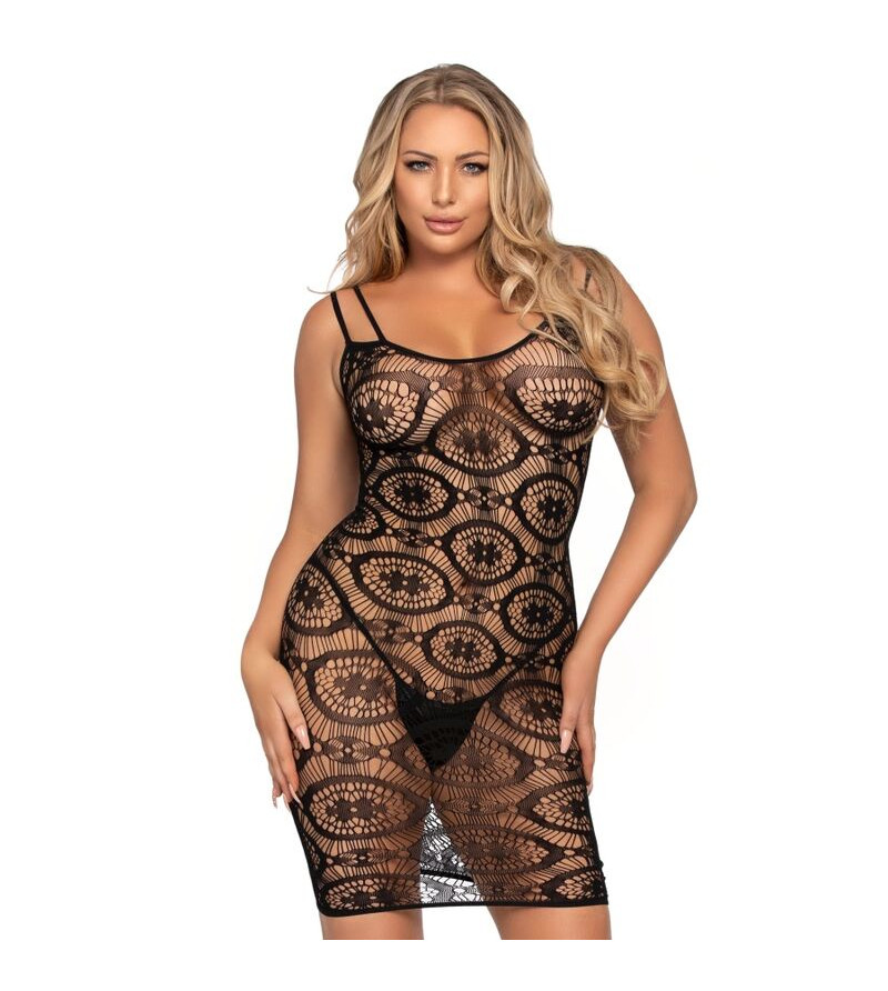 LEG AVENUE - ROBE DAISY EN CROCHET TAILLE UNIQUE