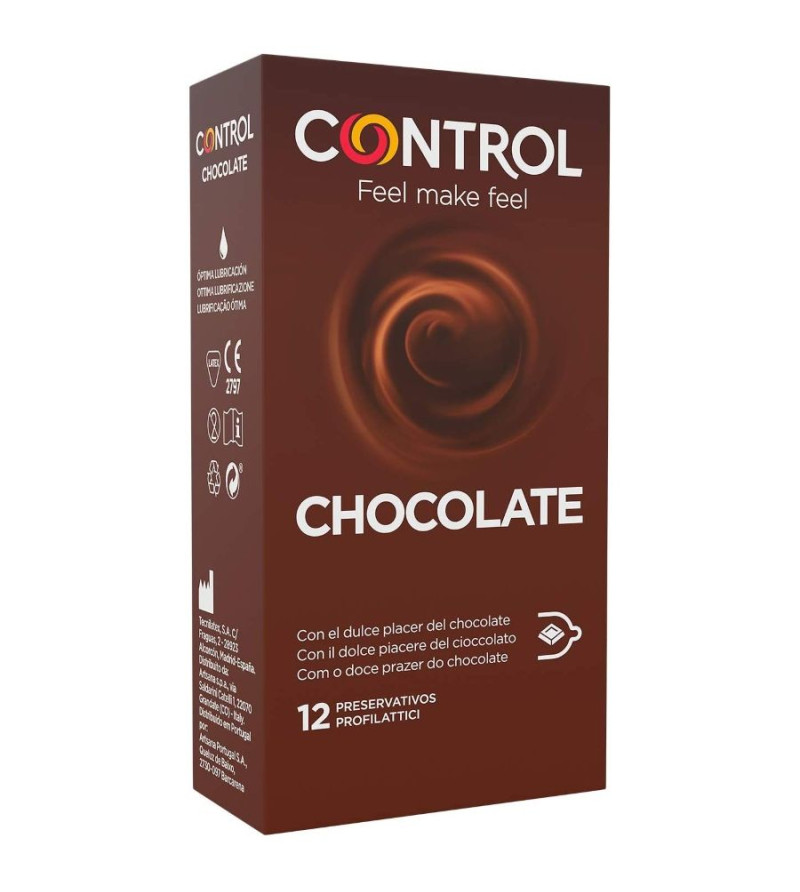 CONTROL - ADAPTA CHOCOLATE CONDOMS 12 UNITS