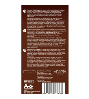 CONTROL - ADAPTA CHOCOLATE CONDOMS 12 UNITS