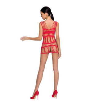 PASSION - FEMME BS089 BODYSTOCKING ROUGE TAILLE UNIQUE