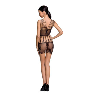 PASSION - FEMME BS090 BODYSTOCKING NOIR TAILLE UNIQUE