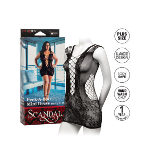 CALEXOTICS - ROBE PEEK-A-BOO MINI GRANDE TAILLE