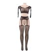 QUEEN LINGERIE - BODYSTOCKING HAUT MANCHES LONGUES S/L