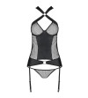 PASSION - AMANDA CORSET CUIR ÉCOLOGIQUE L/XL