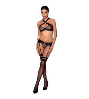 PASSION - ENSEMBLE CUIR ÉCOLOGIQUE AMANDA S/M