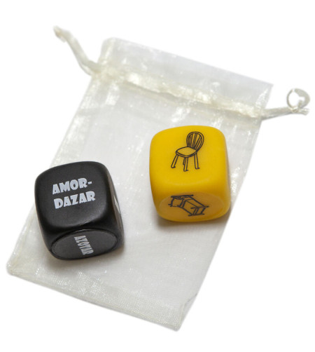 DIABLO PICANTE - SAC DE JEU AVEC DÉS SADO 3 MM x 3 MM + ARTICLE DÉS