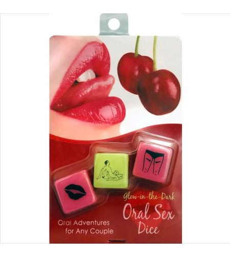 KHEPER GAMES - JEU DE DÉS DE SEXE ORAL AVEC GLOW IN THE DARK