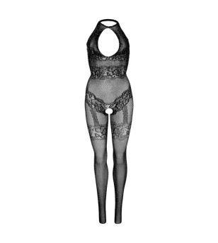 LEG AVENUE - BODYSTOCKING RÉSILLE SANS COUTURE TAILLE UNIQUE - NOIR