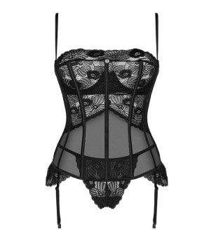 OBSESSIVE - CORSET ET STRING SERENA LOVE XL/XXL