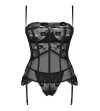 OBSESSIVE - CORSET ET STRING SERENA LOVE XL/XXL