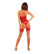 OBSESSIVE - CORSET LACELOVE ROUGE XS/S