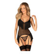 OBSESSIVE - CORSET ET STRING SHERILA XL/XXL