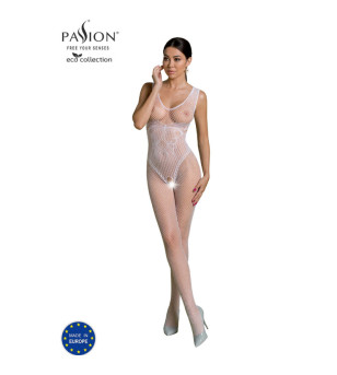PASSION - BODYSTOCKING ECO COLLECTION ECO BS003 BLANC