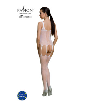 PASSION - BODYSTOCKING ECO COLLECTION ECO BS007 BLANC