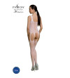 PASSION - BODYSTOCKING ECO COLLECTION ECO BS007 BLANC