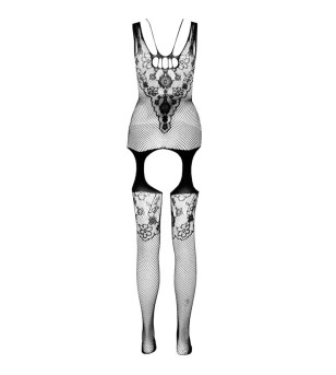 PASSION - BODYSTOCKING ECO COLLECTION ECO BS011 BLANC