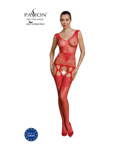 PASSION - BODYSTOCKING ECO COLLECTION ECO BS014 BLANC