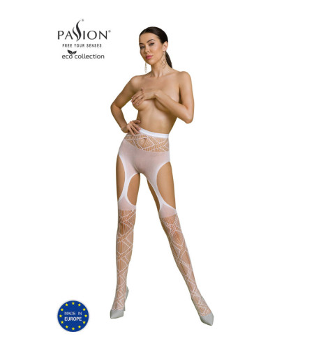 PASSION - BODYSTOCKING ECO COLLECTION ECO S005 BLANC