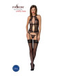 PASSION - CORSET SATARA LIGNE ÉROTIQUE ROUGE L/XL