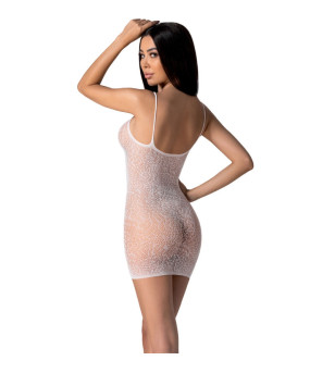 PASSION - BS096 BODYSTOCKING BLANC TAILLE UNIQUE