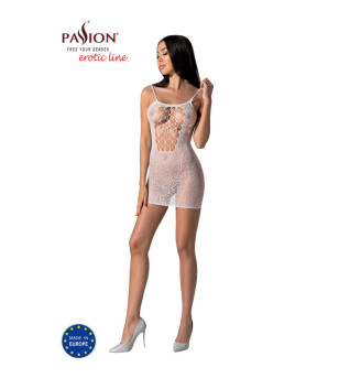 PASSION - BS096 BODYSTOCKING BLANC TAILLE UNIQUE