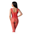 PASSION - BS098 BODYSTOCKING BLANC TAILLE UNIQUE