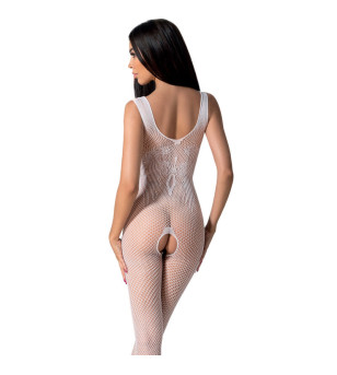 PASSION - BS098 BODYSTOCKING BLANC TAILLE UNIQUE