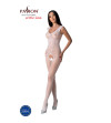 PASSION - BS098 BODYSTOCKING BLANC TAILLE UNIQUE