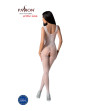 PASSION - BS098 BODYSTOCKING BLANC TAILLE UNIQUE