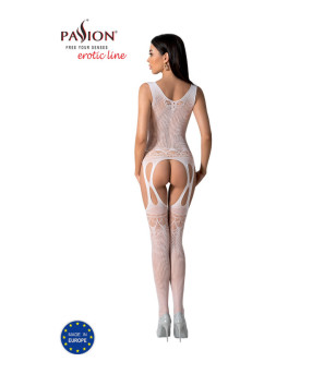 PASSION - BS099 BODYSTOCKING BLANC TAILLE UNIQUE