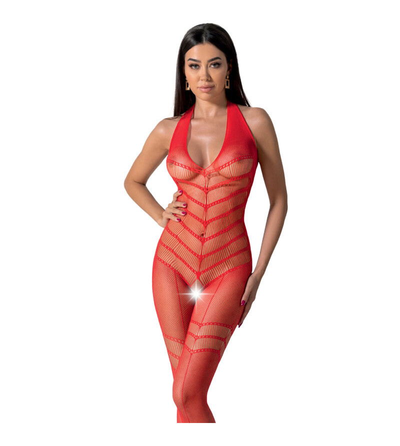 PASSION - BODYSTOCKING BLANC BS100 TAILLE UNIQUE