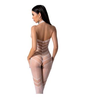 PASSION - BODYSTOCKING BLANC BS100 TAILLE UNIQUE