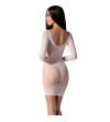 PASSION - BS101 BODYSTOCKING BLANC TAILLE UNIQUE