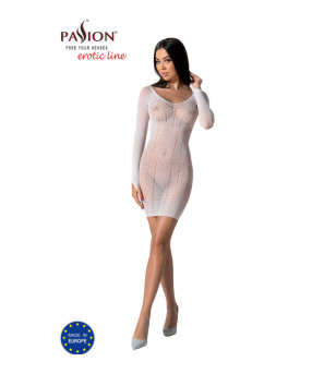 PASSION - BS101 BODYSTOCKING BLANC TAILLE UNIQUE