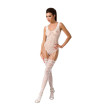 PASSION - FEMME BS051 BODYSTOCKING BLANC