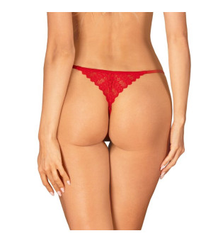 OBSESSIVE - STRING INGRIDIA CROCHLESS ROUGE XL/XXL