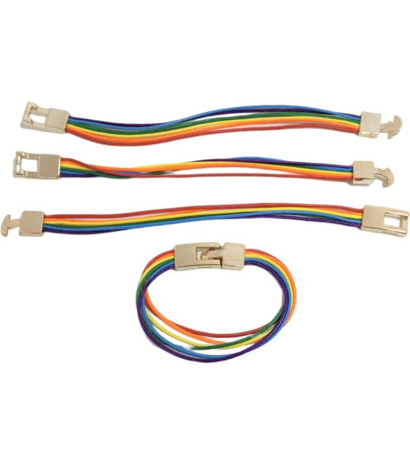 PRIDE - BRACELET CORDE DRAPEAU LGBT