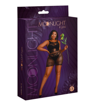 MOONLIGHT - ROBE MODÈLE 1 NOIRE GRANDE TAILLE