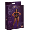 MOONLIGHT - BODYSTOCKING MODÈLE 4 NOIR GRANDE TAILLE