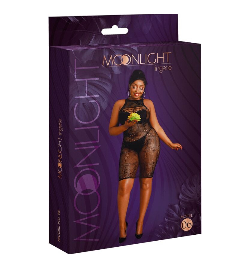 MOONLIGHT - ROBE MODÈLE 6 NOIRE GRANDE TAILLE