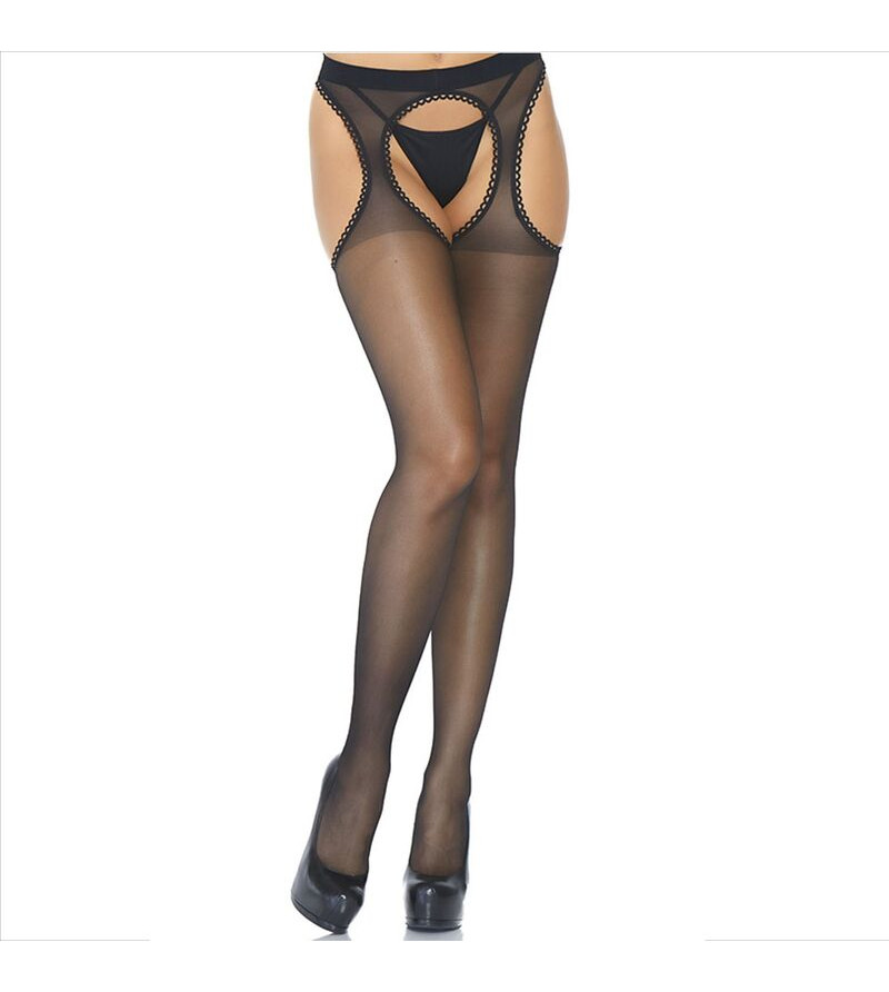 LEG AVENUE - BAS JARRATIÈRE TRANSPARENTS