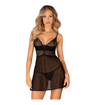 OBSESSIVE - ENSEMBLE CHEMERIS BADYDOLL  THONG M/L