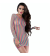 CHILIROSE - ROBE CR 4334 MULTICOLORE S/M