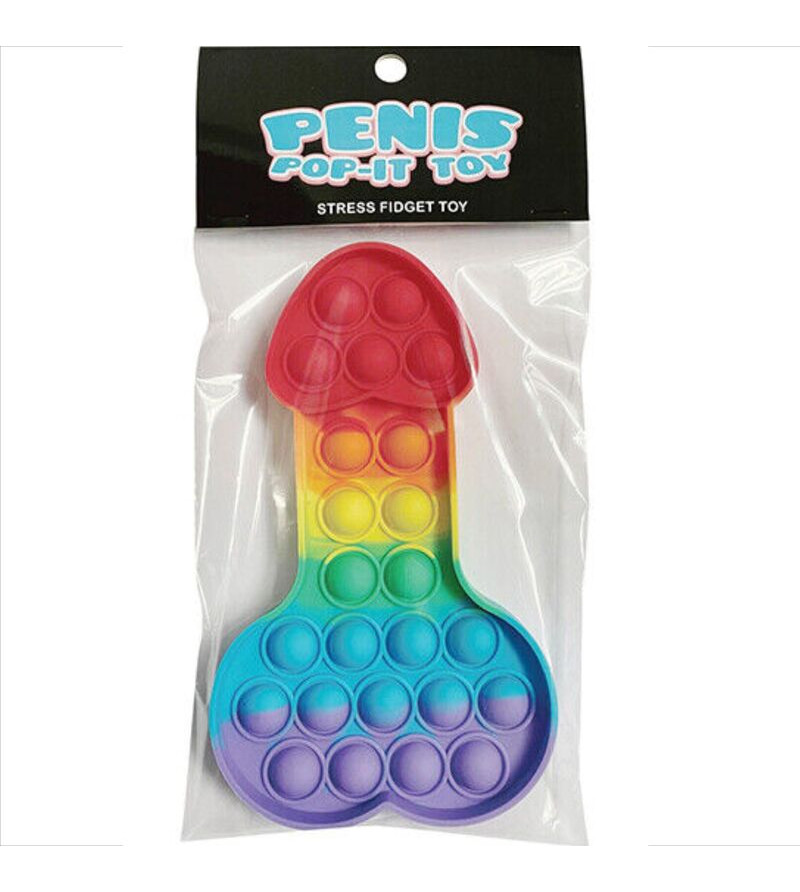 KHEPER GAMES - JOUET ANTI-STRESS POP-IT PENIS MULTICOLORE