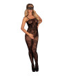 LIVCO CORSETTI FASHION - CARISSM LC XG051 BODYSTOCKING SANS CROTCHLESS NOIR TAILLE UNIQUE