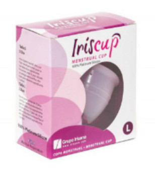 IRISCUP - GRANDE TASSE DU MOIS ROSE + SAC STÉRILISATEUR OFFERT