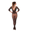 LIVCO CORSETTI FASHION - BODYSTOCKING CELDON SANS CROTCHLESS NOIR TAILLE UNIQUE